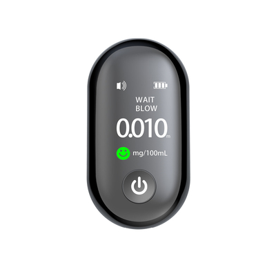 Portable Digital Breathalyzer LCD Alcohol Tester Breath Sensor For Drunk Driving 0.96&quot; FTF Display