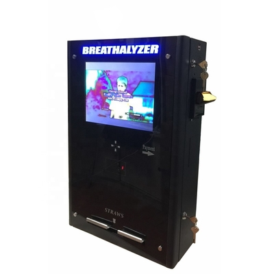 M2M Single Smart Alcohol Breath Analyzer Vending Alcohol Tester breathalyzer with Credit Card Banknote Port Acceptor and Reader NO WIFI VERSION